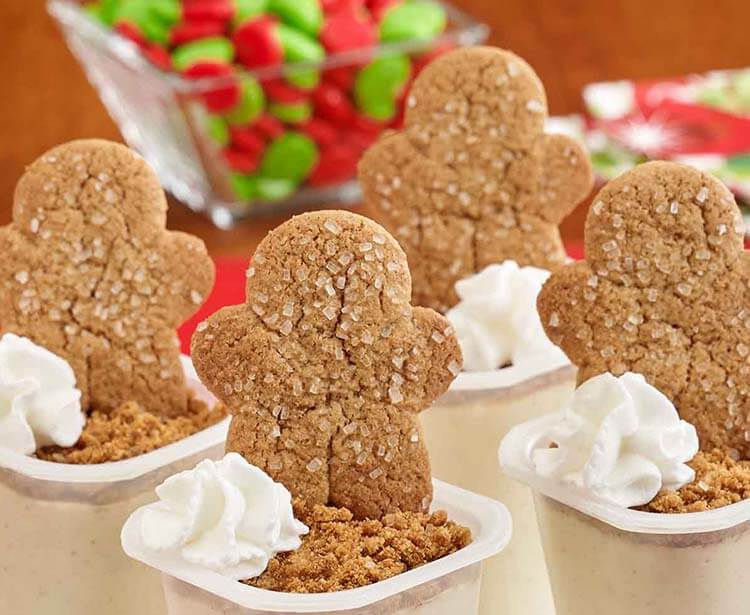 Gingerbread Pudding Cups