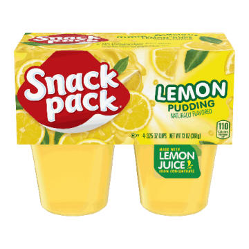 Lemon Pudding Snack Packs