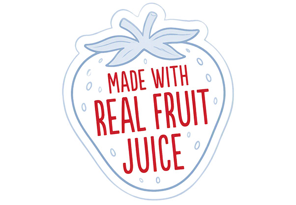 Made with Real Fruit Juice