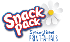 Snack Pack Springtime Print-A-Pals